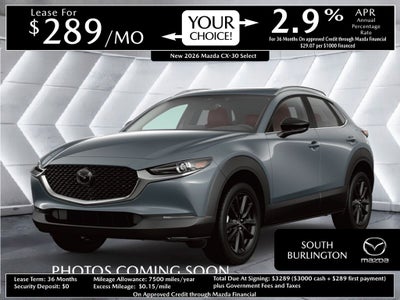 2026 Mazda Mazda CX-30 2.5 S Select Sport AWD
