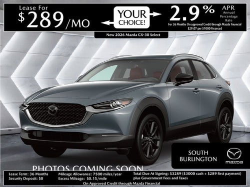 2026 Mazda Mazda CX-30 2.5 S Select Sport AWD