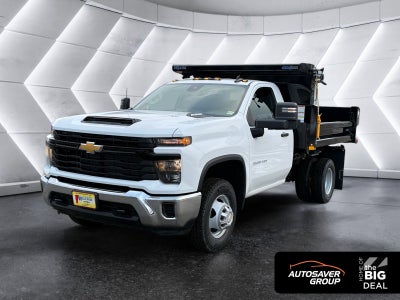 2026 Chevrolet Silverado 3500 HD Chassis Cab WT DEJANA Dynapro 9Ft 2-3 Yard Dump Body