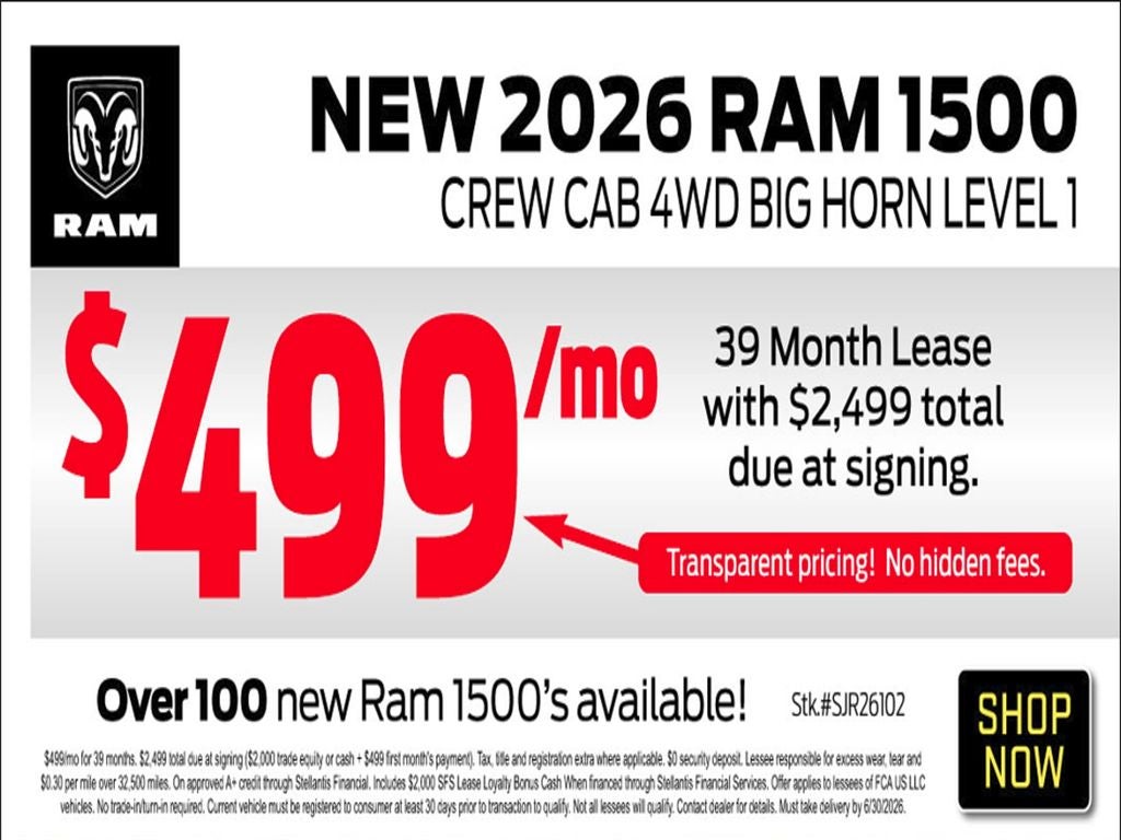 2026 RAM 1500 Big Horn/Lone Star