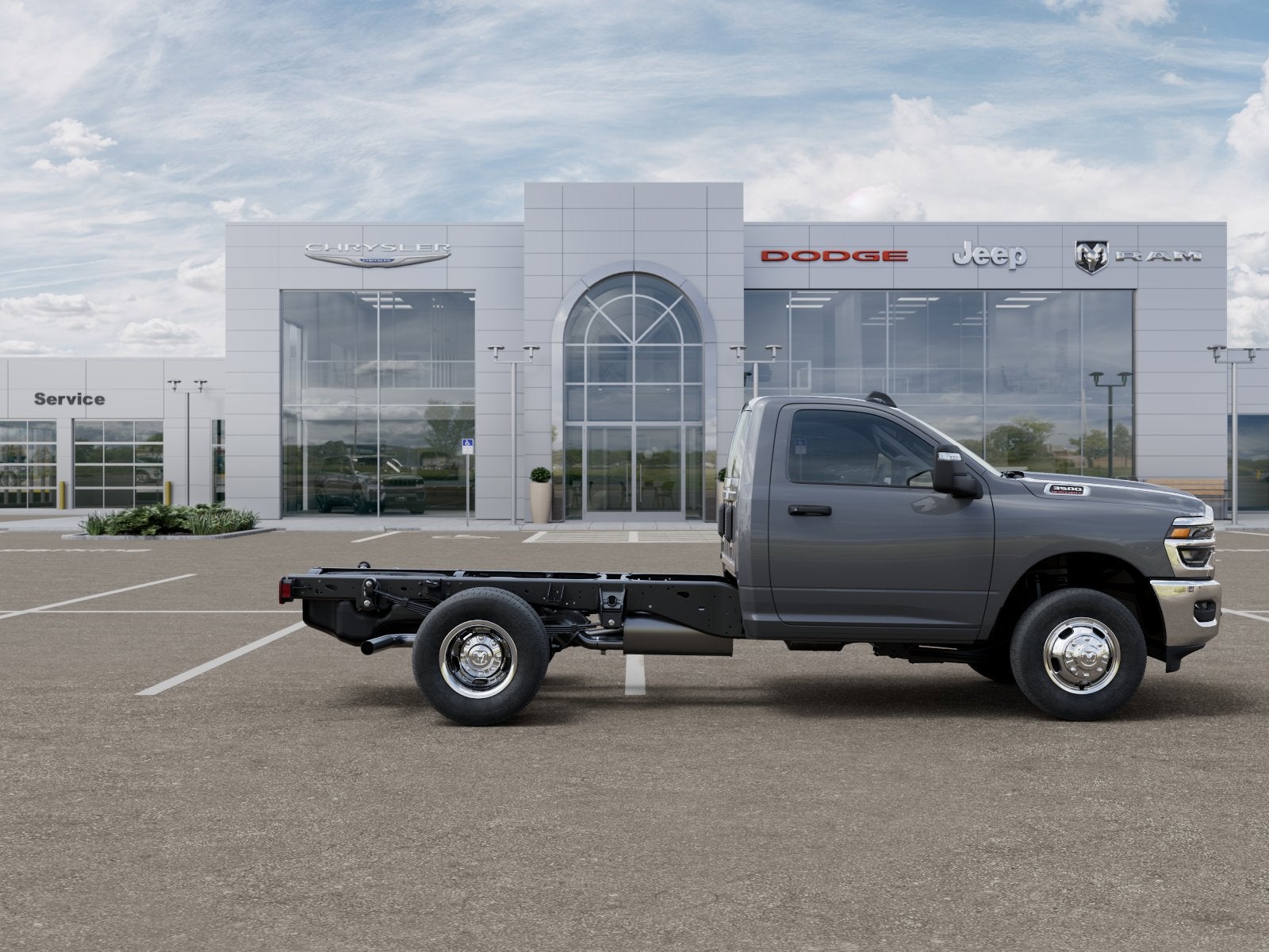 2026 RAM 3500 Chassis Cab Tradesman PJ Aluminum Skirtbody Flatbed