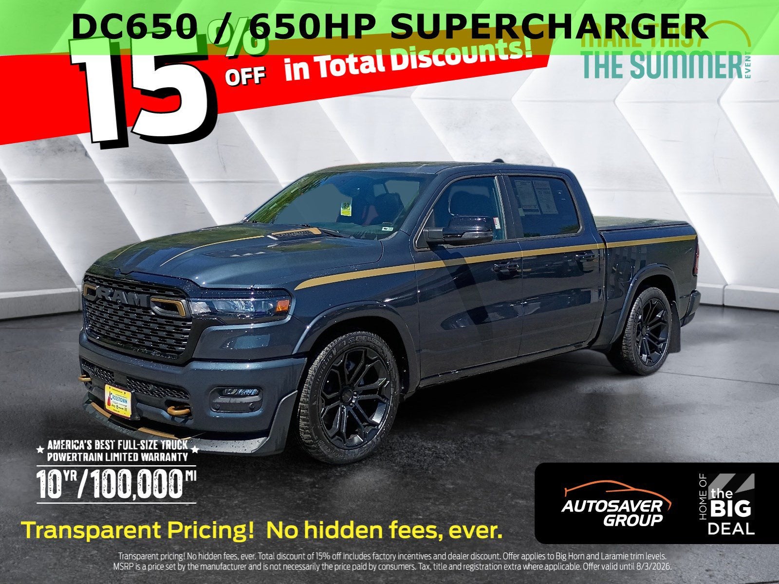 2026 RAM 1500 Big Horn/Lone Star DC650 PACKAGE