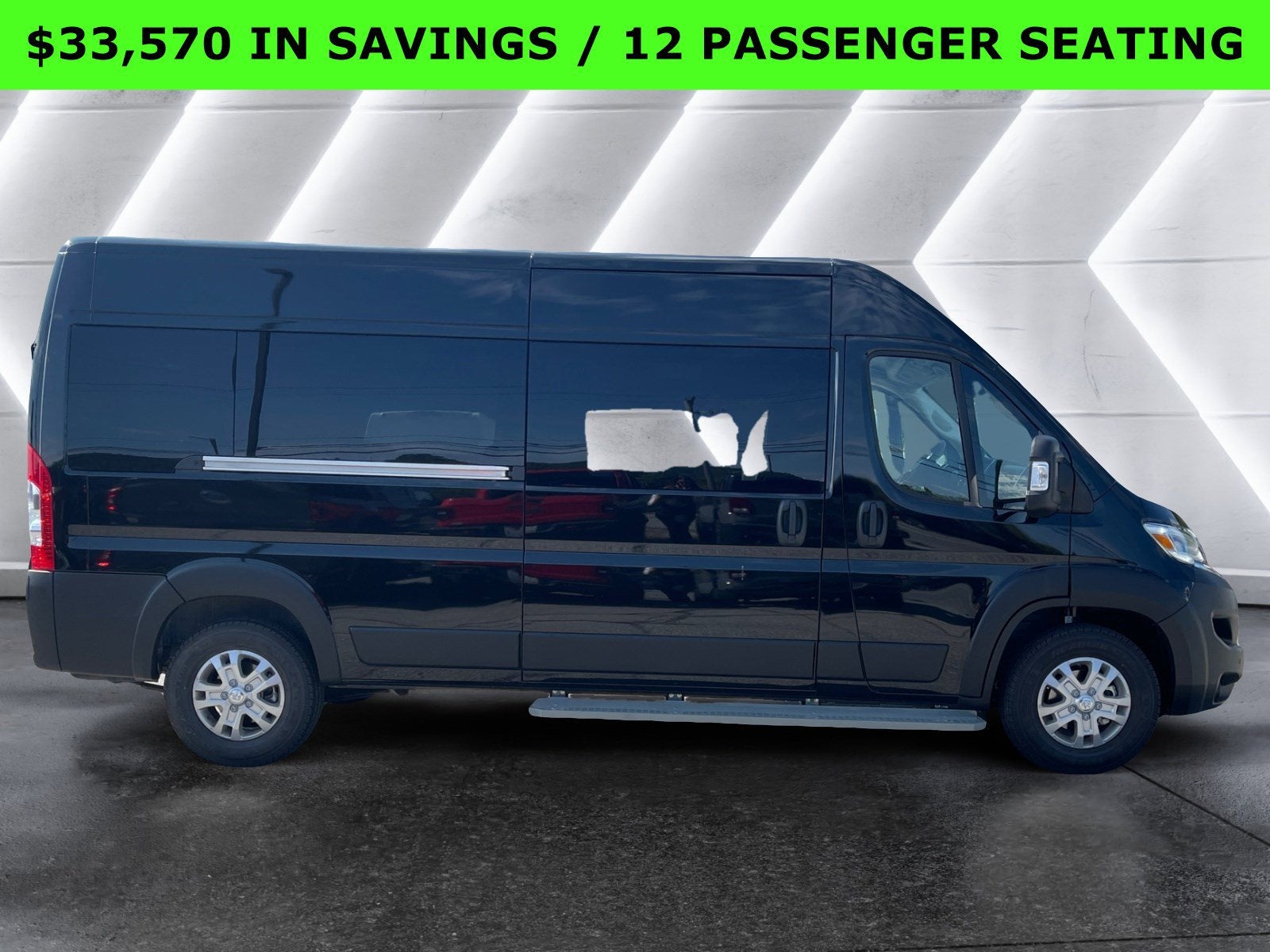 2024 RAM ProMaster Window Van High Roof 12 PASSENGER SEATING