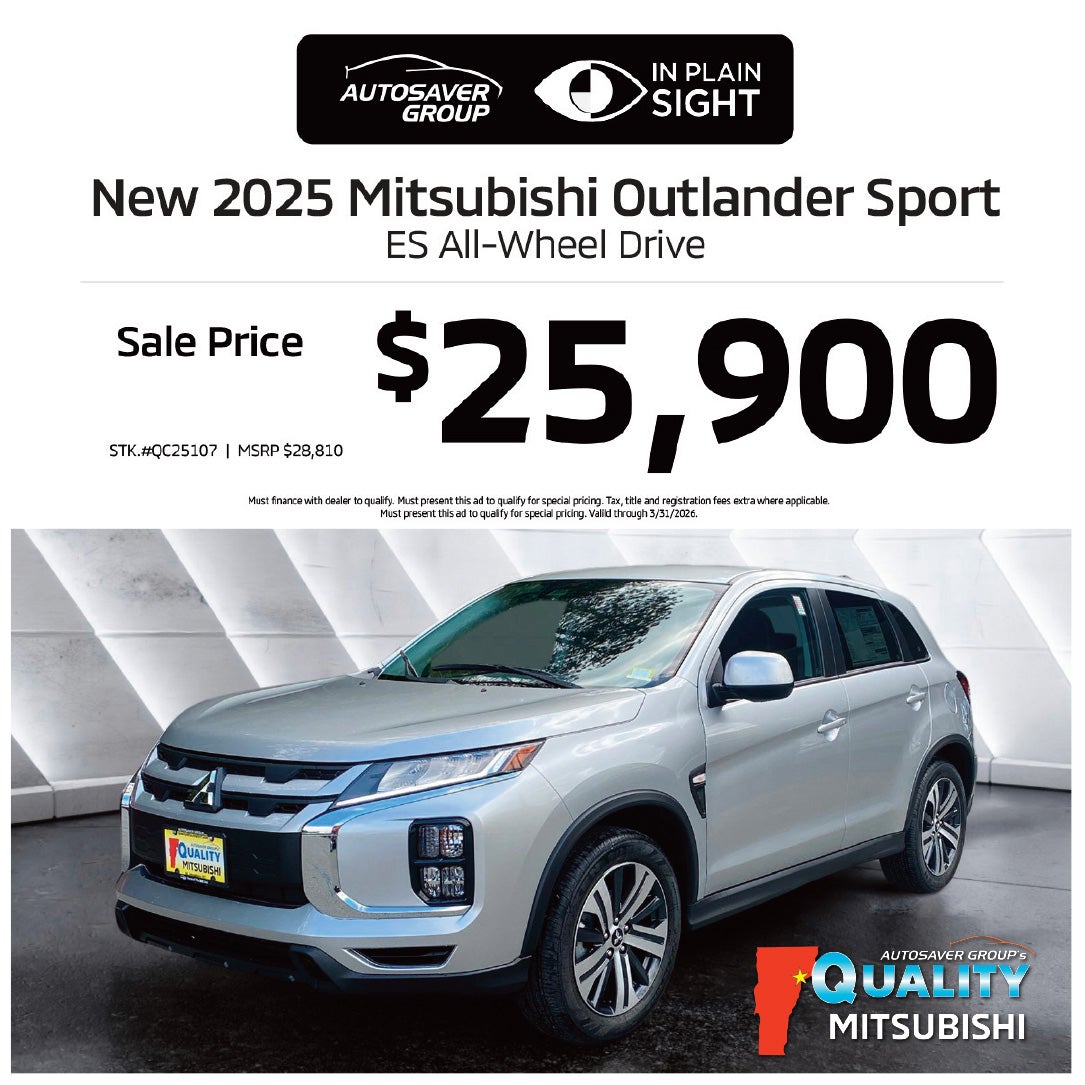 2025 Mitsubishi Outlander Sport ES AWD