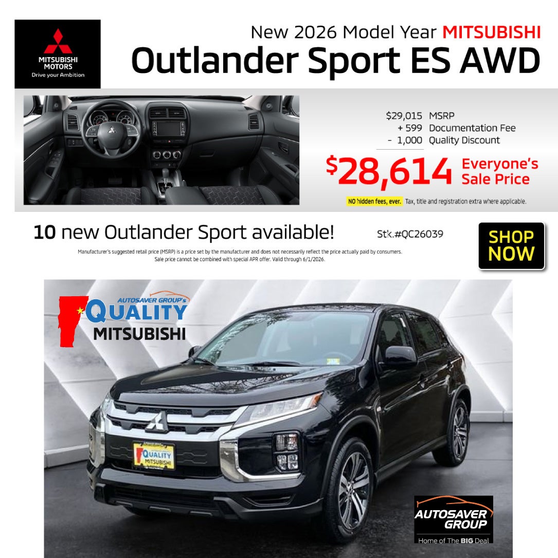 2026 Mitsubishi Outlander Sport S AWD